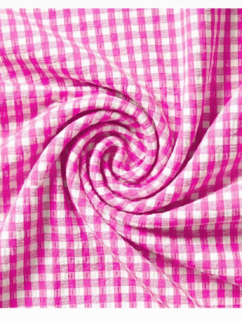 Kulani Kinis Pink Diva Gingham Halter Bikini Top Size L NWT - Picture 13 of 16